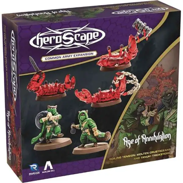 Heroscape Age of Annihilation Tanuki Tricksters & Molten Crustaceans Army Expansion (Pre-Order ships January)