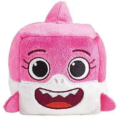 Pinkfong Baby Shark Mommy Shark Plush Cube with Sound [Pink, 2021]