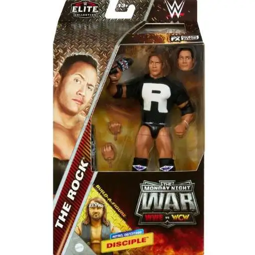 WWE Wrestling Elite Collection Monday Night War The Rock Exclusive Action Figure [Build Disciple Figure!]
