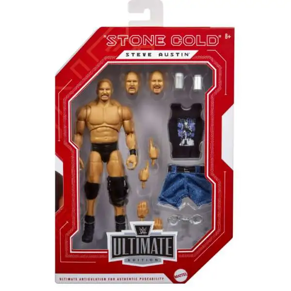 WWE Wrestling Ultimate Edition "Stone Cold" Steve Austin Exclusive Action Figure