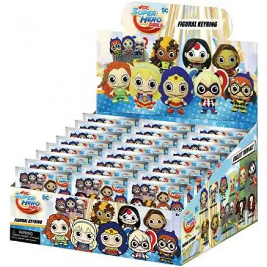 DC 3D Figural Keyring Super Hero Girls Mystery Box [24 Packs]