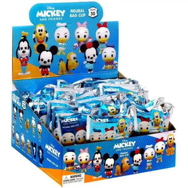 Disney 3D Figural Keyring Series 30 Sensational Six Mystery Box [24 Packs]