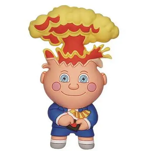 Garbage Pail Kids 3D Figural Bag Clip Series 1 Adam Bomb Keychain [Loose]