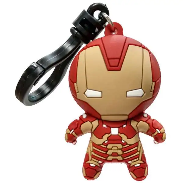 Marvel 3D Figural Bag Clip Avengers Game Series 1 Iron Man Keychain [Loose]