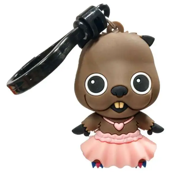 DC 3D Figural Keyring Birds of Prey Beaver in Tutu Keychain [Loose]