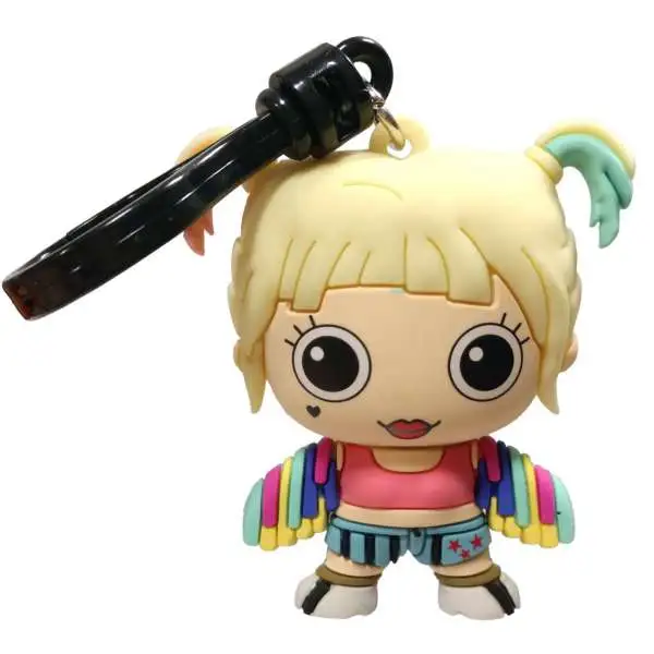 DC 3D Figural Keyring Birds of Prey Harley Quinn (Caution Tape) Keychain [Loose]
