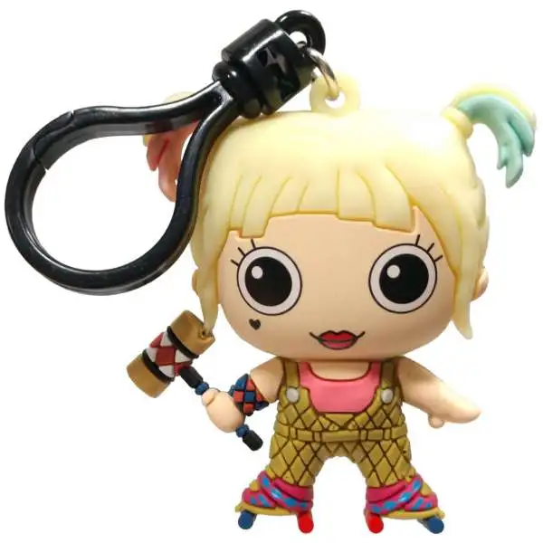 DC 3D Figural Keyring Birds of Prey Harley Quinn (Lock and Load) Keychain [Loose]