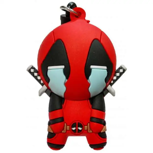 Marvel 3D Figural Foam Bag Clip Deadpool Series 4 Deadpool Crying Mystery Minifigure [Loose]