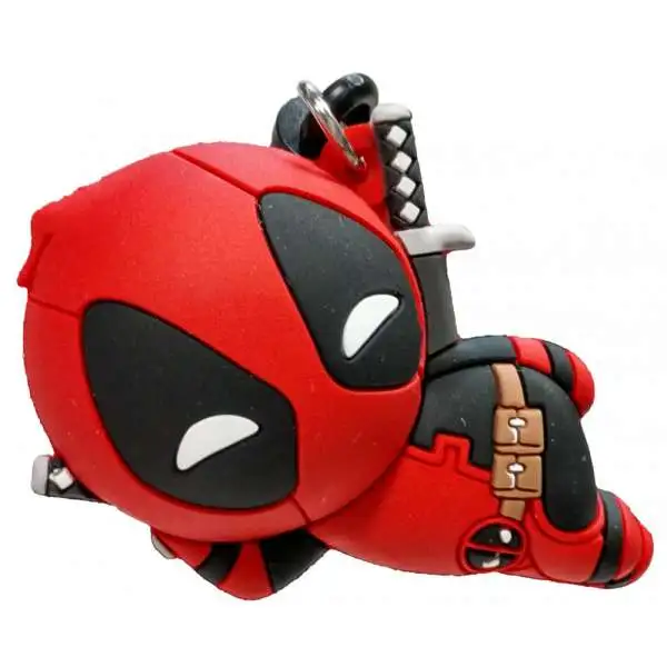 Marvel 3D Figural Foam Bag Clip Deadpool Series 4 Deadpool Lounging Mystery Minifigure [Exclusive B Loose]