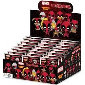 Marvel 3D Figural Keyring Deadpool Series 3 Mystery Box [24 Packs]