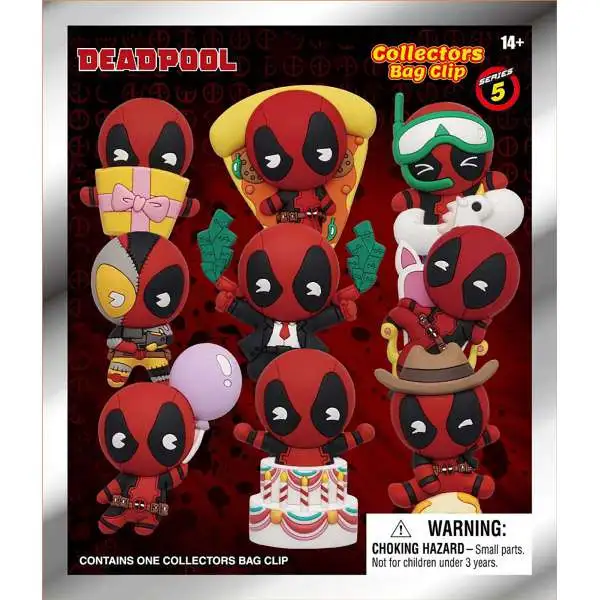 Marvel 3D Figural Keyring Deadpool Series 5 Mystery Pack [1 RANDOM Figure]
