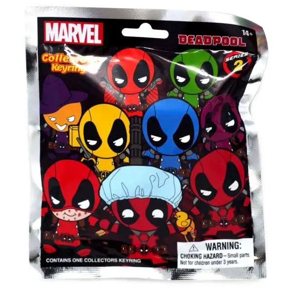 Marvel 3D Figural Keyring Deadpool Series 2 Mystery Pack [1 RANDOM Figure]