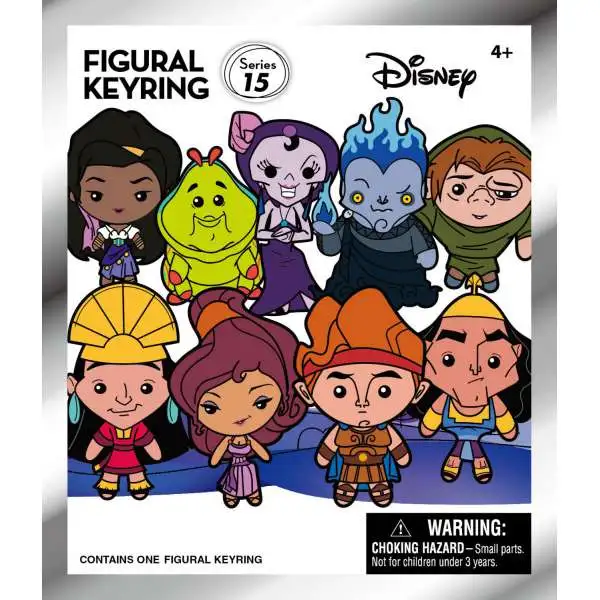 3D Figural Keyring Disney Series 15 Mystery Pack [1 RANDOM Figure]