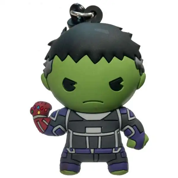 Marvel 3D Figural Foam Bag Clip Avengers: Endgame Series 2 Hulk with Gauntlet Mystery Minifigure [Loose]