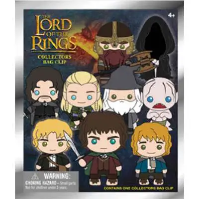 3D Figural Foam Bag Clip The Lord of the Rings Mystery Pack [1 RANDOM Figure]