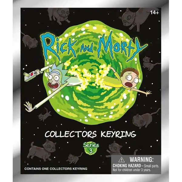 3D Figural Foam Bag Clip Rick & Morty Series 3 Mystery Pack [1 RANDOM Figure]