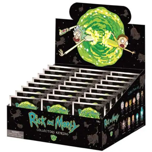 3D Figural Foam Bag Clip Rick & Morty Series 3 Mystery Box [24 Packs]