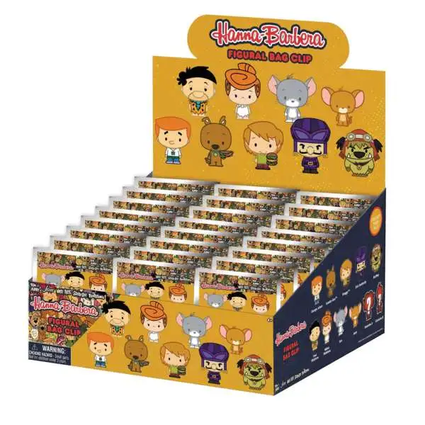 3D Figural Keyring Hanna Barbera Series 1 Mystery Box [24 Packs]