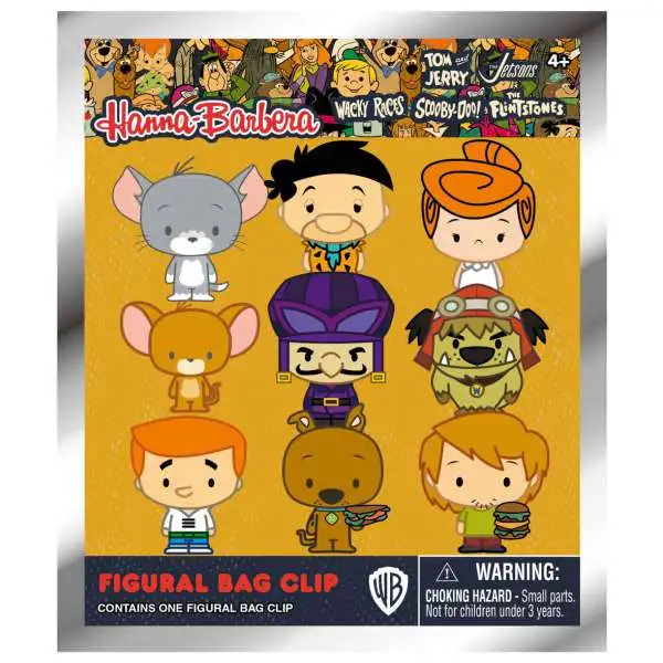 3D Figural Keyring Hanna Barbera Series 1 Mystery Pack [1 RANDOM Figure]