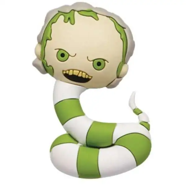 3D Figural Bag Clip Horror Series 5 Beetlejuice on Sand Worm Body Keychain [Loose]