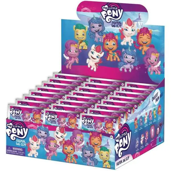 3D Figural Foam Bag Clip My Little Pony The Movie Series 1 Mystery Box [24 Packs]