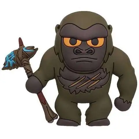 3D Figural Bag Clip Godzilla Vs. Kong Kong with Battle Axe Minifigure [Loose]