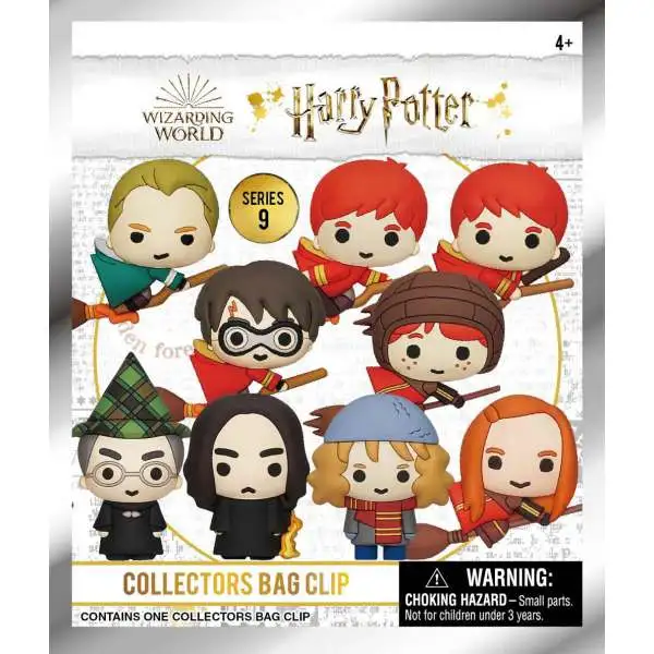 3D Figural Foam Bag Clip Harry Potter Series 9 Mystery Pack [1 RANDOM Figure]