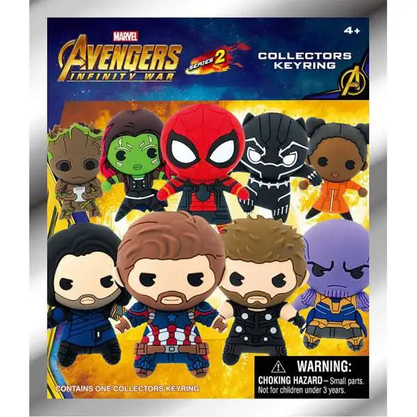 Marvel 3D Figural Keyring Avengers Infinity War Series 2 Mystery Pack [1 RANDOM Figure]