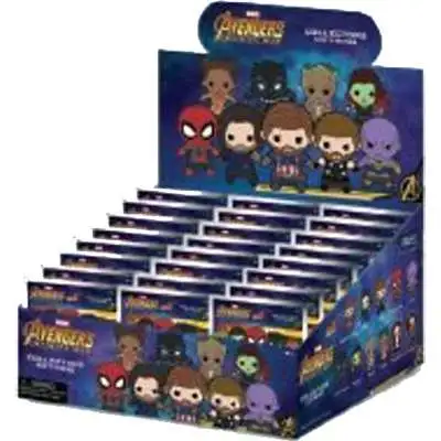 Marvel 3D Figural Keyring Avengers Infinity War Series 2 Mystery Box [24 Packs]