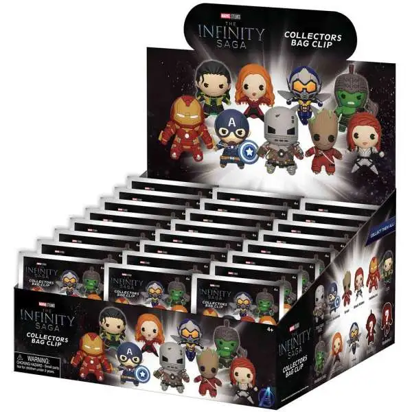 Marvel 3D Figural Keyring Infinity Saga Mystery Box [24 Packs] (Pre-Order ships October)