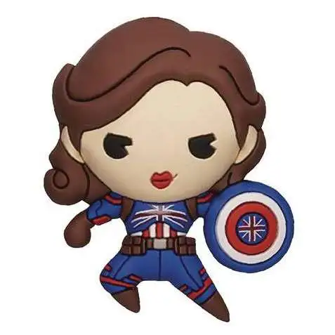 3D Figural Bag Clip Marvel What If? Series 1 Captain Carter Minifigure [Loose]