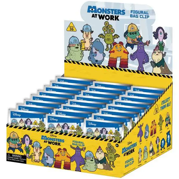3D Figural Keyring Disney Series 36 Monsters at Work Mystery Box [24 Packs]