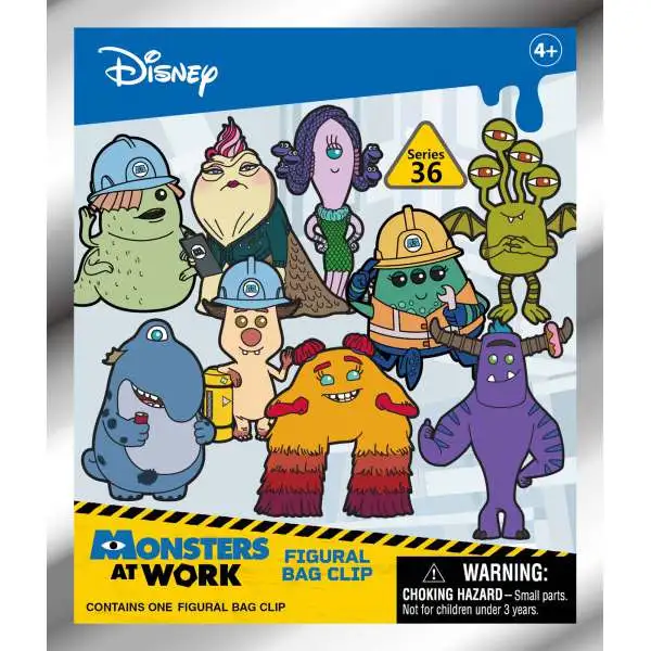 3D Figural Keyring Disney Series 36 Monsters at Work Mystery Pack [1 RANDOM Figure]