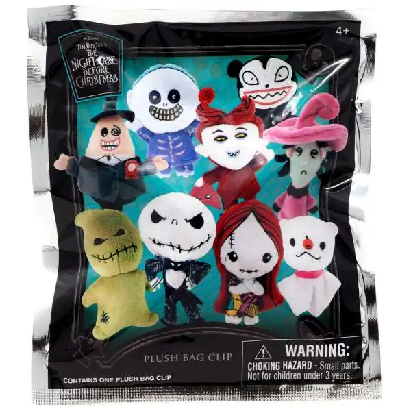 Nightmare Before Christmas Plush Bag Clip NBX Series 1 Mystery Pack