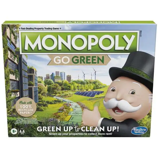 Monopoly Go Green Board Game