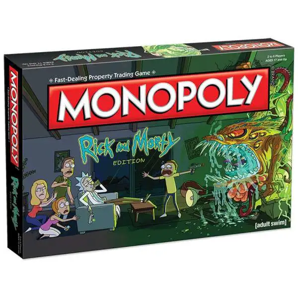 Rick & Morty Monopoly Board Game