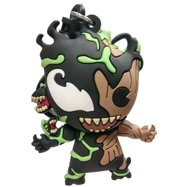 Marvel 3D Figural Bag Clip Spider-Man Maximum Venom Series 2 Venomized Groot Minifigure [Loose]