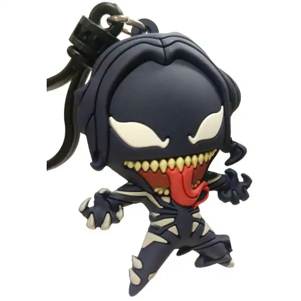 Marvel 3D Figural Bag Clip Spider-Man Maximum Venom Series 2 Venomized Spider-Girl Minifigure [Exclusive A Loose]
