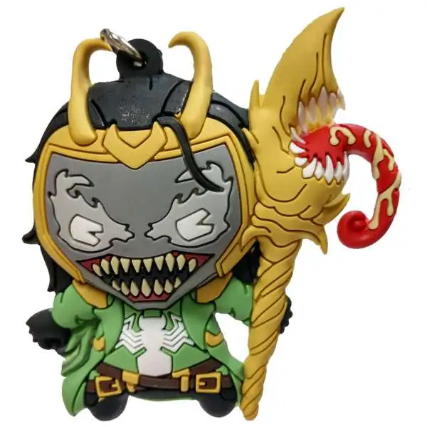 Marvel 3D Figural Keyring Venomized Loki Keychain [Loose]