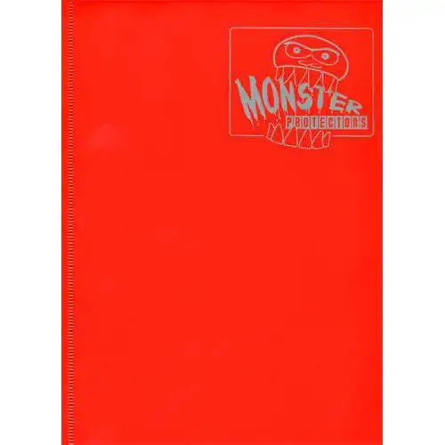 Monster Card Supplies Matte Red 9-Pocket Binder