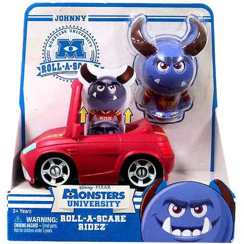 Disney / Pixar Monsters University Roll-a-Scare Ridez Johnny Figure Set