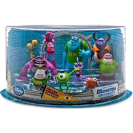 Disney / Pixar Monsters University Deluxe Figurine Set Exclusive [Damaged Package]