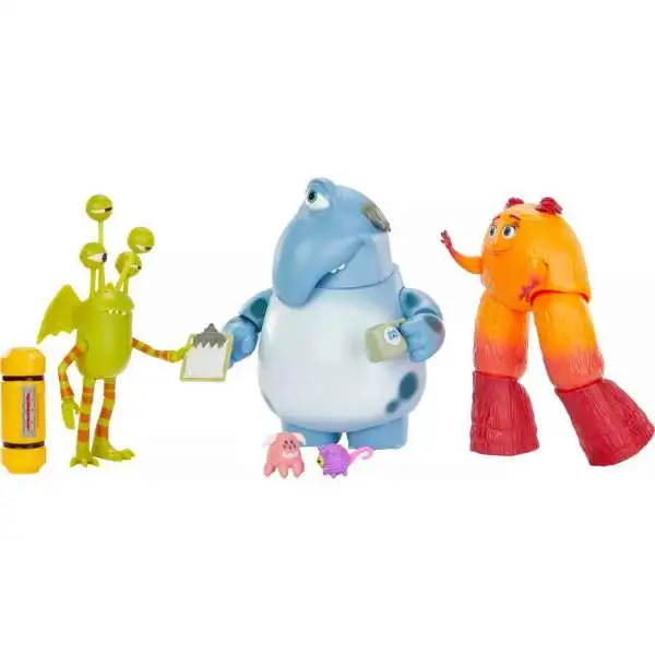 Disney / Pixar Monsters Inc Monsters at Work Meet the MIFT Team Action Figure 3-Pack