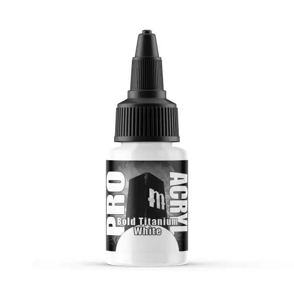 Monument Hobbies Pro Acryl Bold Titanium White Paint