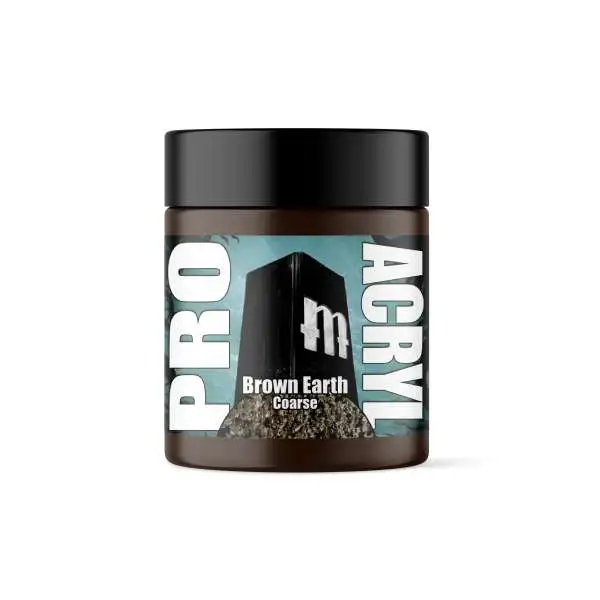 Monument Hobbies Pro Acryl Brown Earth Basing Texture [Coarse]