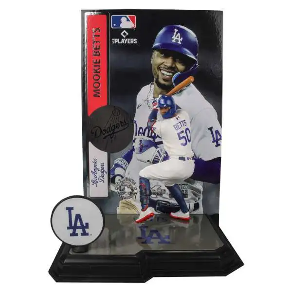 McFarlane Toys MLB Los Angeles Dodgers Sports Baseball Mookie Betts 7-Inch Posed Figure
