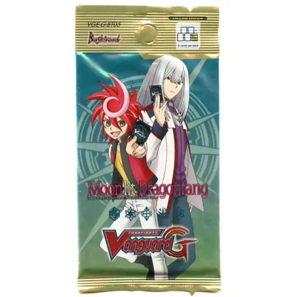 Cardfight Vanguard G Trading Card Game Moonlit Dragonfang Booster Pack VGE-G-BT05