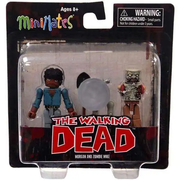 The Walking Dead Minimates Exclusives Morgan & Zombie Mike Exclusive Minifigure 2-Pack