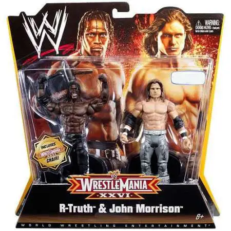 WWE Wrestling Battle Pack WrestleMania 26 R-Truth & John Morrison Exclusive Action Figure 2-Pack