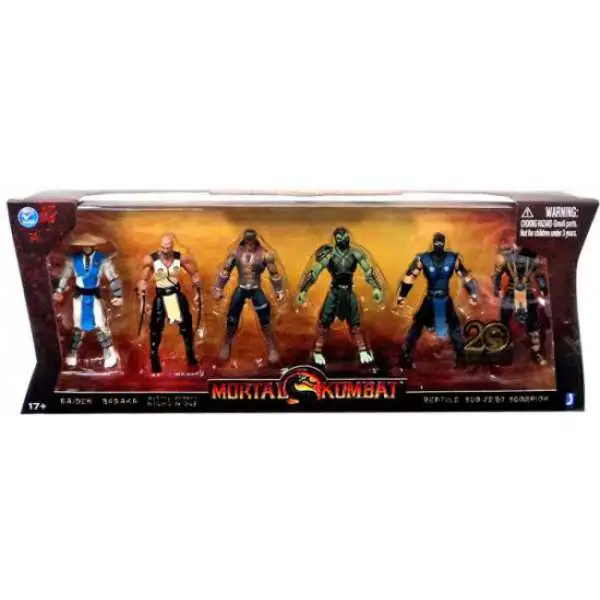 Mortal Kombat 20th Anniversary 5 Action Figure 6-Pack Damaged